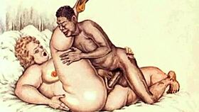 check out this vintage erotic illustration with a retro vibe. it’s a classic piece of sensual art from another era.