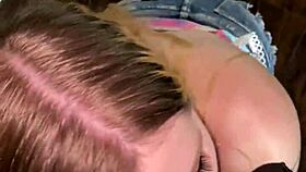 this bbw with big tits got her shaved pussy filled and bred hard, clothes ripped during the striptease