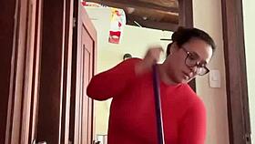 my cute neighbor is in the bathroom, perhaps enjoying some private time