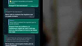 whatsapp with my cousin gets hot in my room