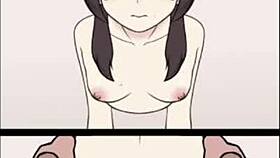 She takes monster cock in anime creampie