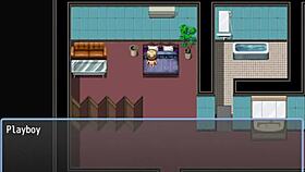 Lonely old man grabs neighbor's huge ass in hentai game part 3