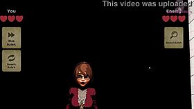 In X roulette 2, the 3d cartoon babe squirts during bukkake blowbang on the table?