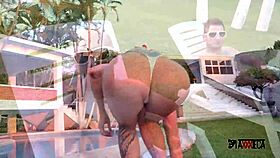 watch this brazilian babe elisa sanches take two mexican cocks deep in her ass at once?