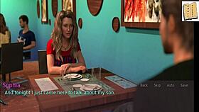 a wife and stepmother playing a game