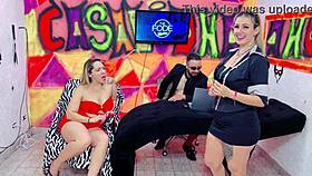 yo, suzy gave her wet ass to diguinha dj. double banging with sheer and red for tasty dp action!