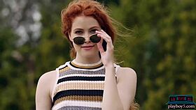 Big Ass Redhead Milf Heidi Romanova Strips to Play Golf Naked