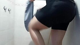 gay guy masturbating in bathroom with vibrator pt1