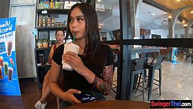 Young Thai Amateur's Intense Blowjob And Pussy Fucking