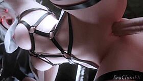 I can't believe how hot this 2b hentai compilation is, it's making me so excited!