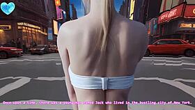 21yo blonde doll girl visits new york in uncensored hentai joi ai video