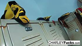 Charley Chase explores lucha libre foot fetish in this solo nude video