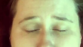 i watched the amateur get her face covered in cum