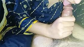 indian bhabhi blowjob cum hungry deep sucking big dick eating cum