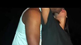 Bruna Santiny Sucks Big Black Cock With Passion!