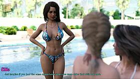 Blonde wife and stepmother in missing scenes seventeen of the game