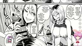 Her older sister is a gal bitch and slut in anime hentai