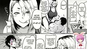 Her older sister is a gal bitch and slut in anime hentai