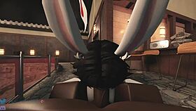 bunny, how does it feel bouncing that big ass in pov creampie?