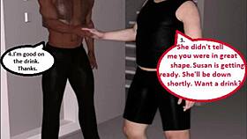 3D Comic Depicts Hotwife Cuckolding Husband On Birthday With Monster Cock