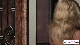 Passionate Lesbian Scissoring With Blonde Stepsis