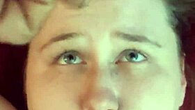 i watched the amateur get her face covered in cum