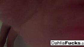 can you handle dahlia's naughty blonde shower masturbation with sexy tits and ass