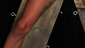 Hardcore fuck machine pounds tight young twink ass