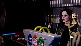 anime girl strips nipples in outdoor game 😏