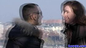 Bound Mature Euro Gets Cum On Ass After Bent Over Sex