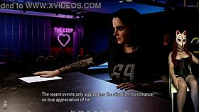 anime girl strips nipples in outdoor game 😏