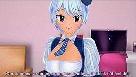 Yukino agria from fairy tail in intense 3d hentai action