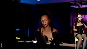 anime girl strips nipples in outdoor game 😏