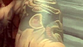 Muscle BBC Viktor Rom goes wild with outdoor solo!