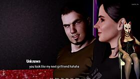 anime girl strips nipples in outdoor game 😏