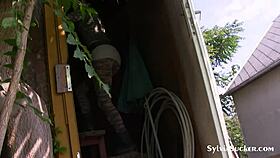 interrogating lara croft led to her being bound and deepthroated in prison