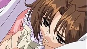 Naked anime babe gets intensely teased and prodded with food