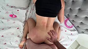 I caught her playing with the fuck doll and had to pound that tight ass