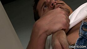 gay gloryhole action in toilet got me goin crazyy