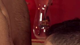 Teen twink FACIALIZES big COCK, swallowing CUM in mouth bareback.