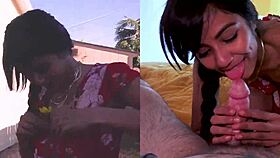 Can you resist this sneaky asian girlfriend seducing her friend's investor?