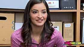 Officer, is that your big cock in my punani? Emily asks provocatively