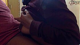 satisfying my chubby malaysian girlfriend at night