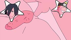 Naruto and Sasuke, what a hot gay sex scene!