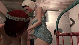 Shemale futanari pounds ass in intense 3d anal sex