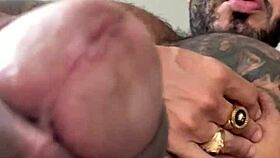 Muscle BBC Viktor Rom goes wild with outdoor solo!