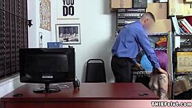 Purple Haired Biker Chick Feels Overwhelming Pleasure As Her Tiny Pussy Gets Destroyed Roughly