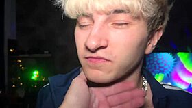 Guys with big dicks engage in gay orgy with blowjobs, rimjobs, and hard assfucking