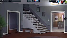 I had naughty sex with my beautiful stepmom Debbie in the kitchen, she creampied me with her big cock... oops, I mean I creampied her!