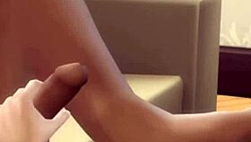 uhh, stepmom helpin me get laid first time ever, so nervouss... can’t believe she’s so curvy and huge!